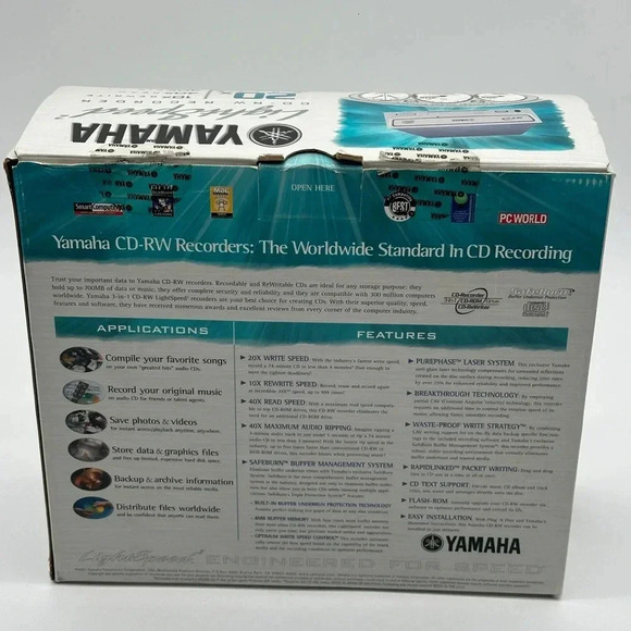 Yamaha External CD-RW Recorder CRW2100IX - Picture 8 of 10